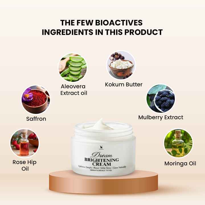 Organic Skin Care Cream for Hydration and Skin Glo