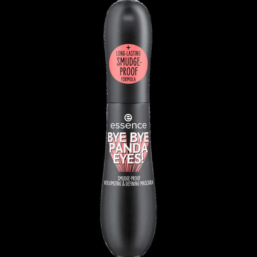 essence BYE BYE PANDA EYES! SMUDGE-PROOF VOLUMIZING AND DEFINING MASCARA