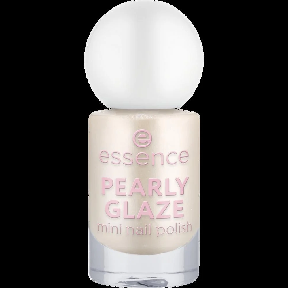 essence PEARLY GLAZE mini nail polish