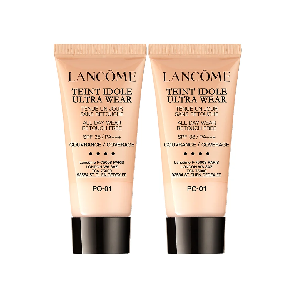 Lancôme Teint Idole Ultra Wear Liquid Foundation PO-01 5ml*2