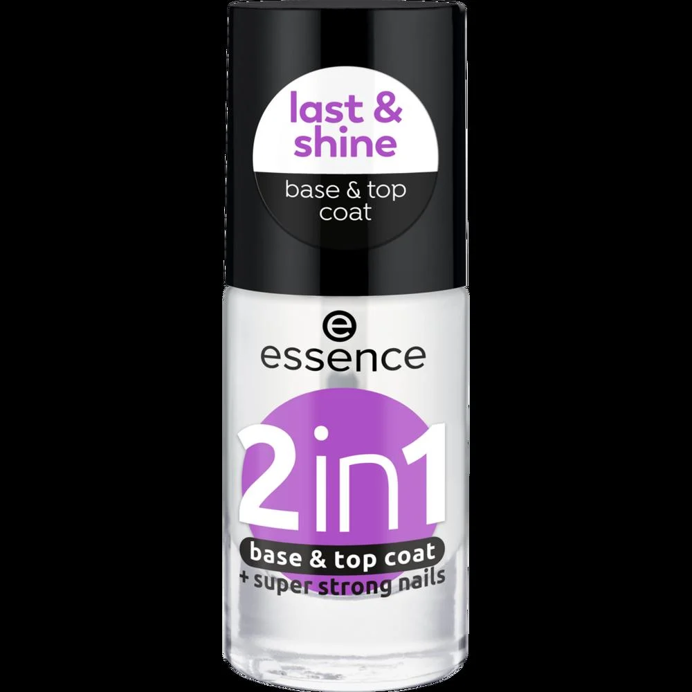 essence 2 in 1 base & top coat