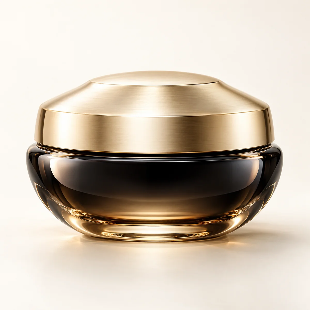 AI-generated illustration of Guerlain Orchidée Impériale Black The Cream; actual packaging may differ.