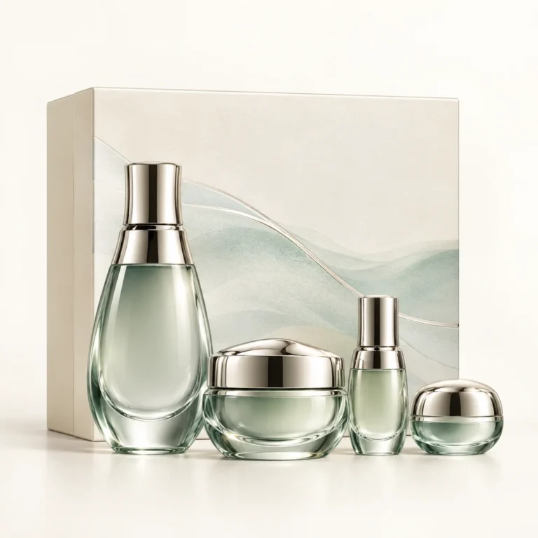 AI-generated illustration of La Mer The Genaissance Collection; actual packaging may differ.