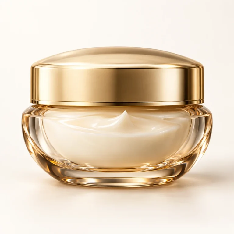 AI-generated illustration of Guerlain ORCHIDÉE IMPÉRIALE THE LONGEVITY RICH CREAM; actual packaging may differ.