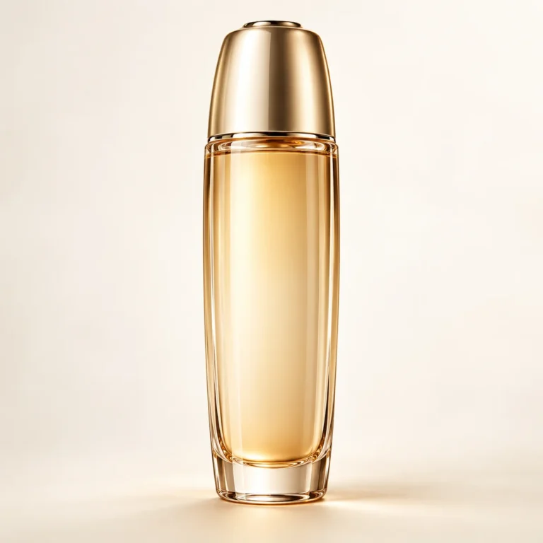 AI-generated illustration of Guerlain ORCHIDÉE IMPÉRIALE BLACK THE n-FUSION LOTION; actual packaging may differ.
