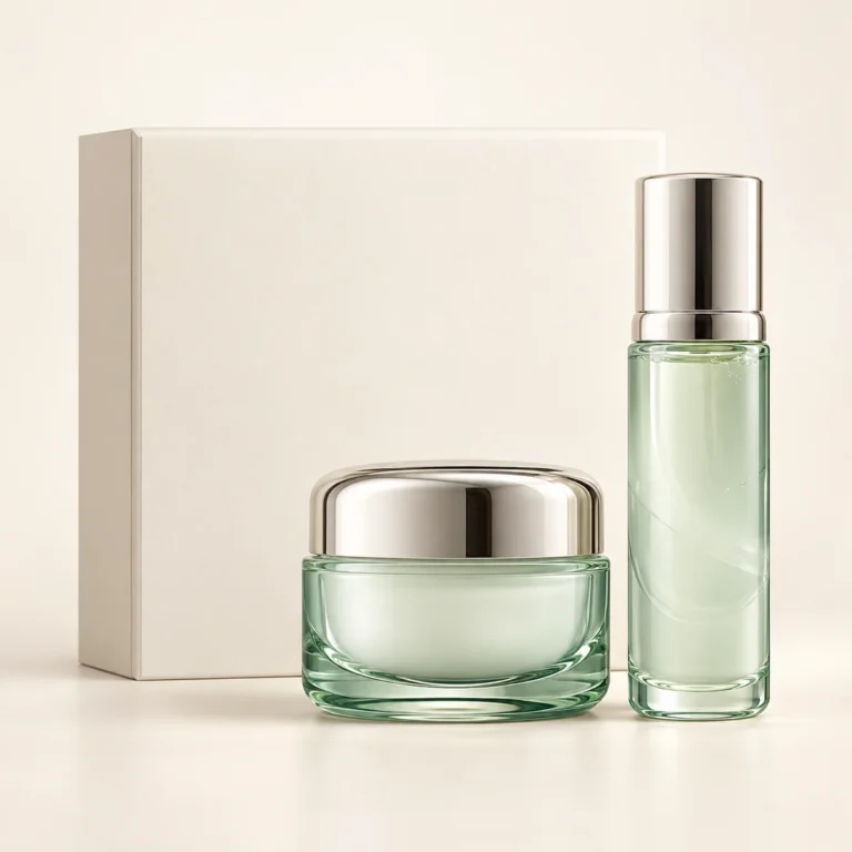 AI-generated illustration of La Mer The Energising Duet; actual packaging may differ.