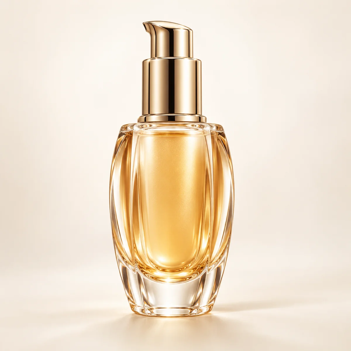AI-generated illustration of Guerlain ORCHIDÉE IMPÉRIALE GOLD NOBILE THE GOLDESSENCE; actual packaging may differ.