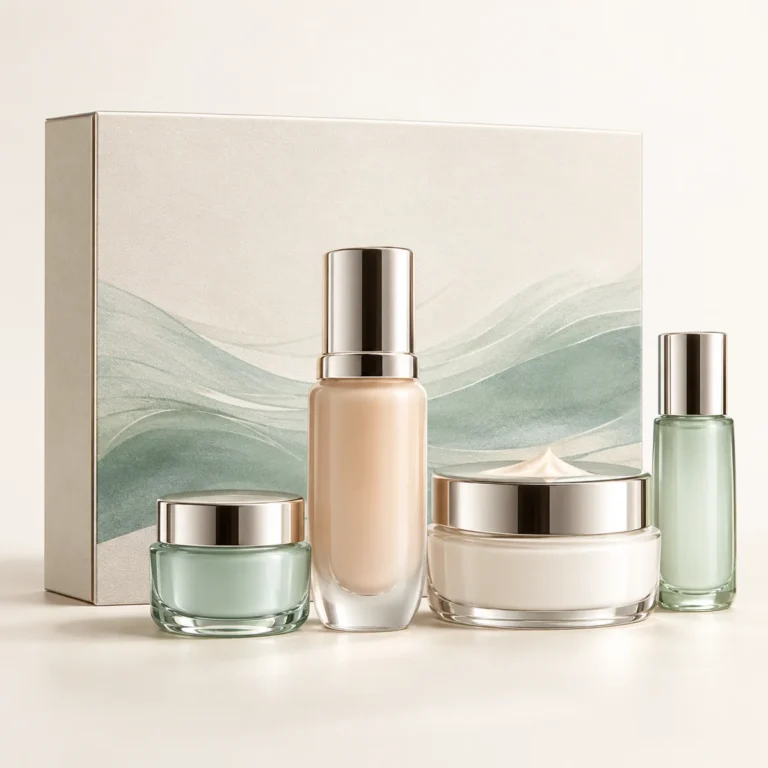 AI-generated illustration of La Mer The Radiant Skincolor Set; actual packaging may differ.