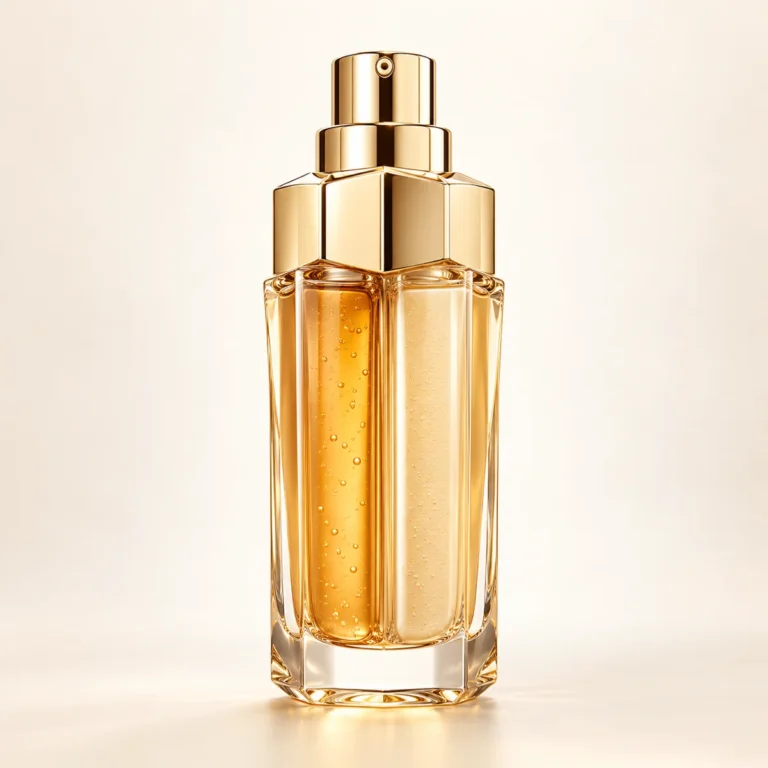 AI-generated illustration of Guerlain Abeille Royale DOUBLE R RENEW & REPAIR ADVANCED SERUM; actual packaging may differ.