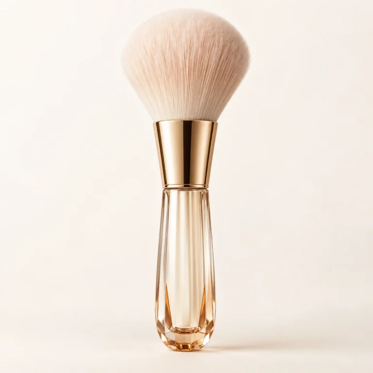 AI-generated illustration of Guerlain MÉTÉORITES BRUSH POWDER BRUSH; actual packaging may differ.