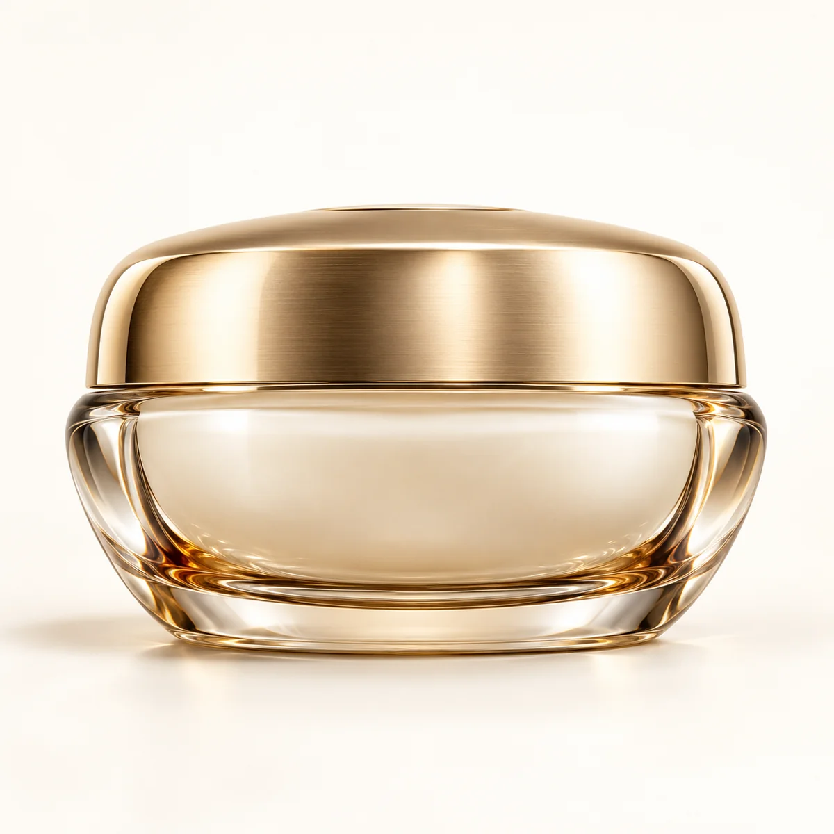 AI-generated illustration of Guerlain ORCHIDÉE IMPÉRIALE BLACK THE CREAM BY GHIZLANE SAHLI; actual packaging may differ.