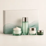 AI-generated illustration of La Mer The Discovery Set; actual packaging may differ.