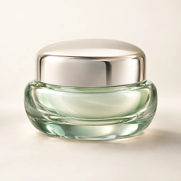 AI-generated illustration of La Mer The Genaissance de la Mer Eye & Expression Cream; actual packaging may differ.