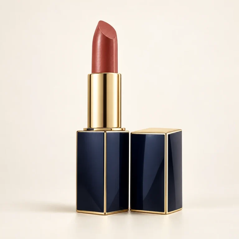 AI-generated illustration of Estée Lauder Pure Color Creme Lipstick; actual packaging may differ.