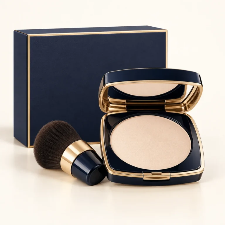 AI-generated illustration of Estée Lauder Double Wear Stay In Place Matte Setting Powder Veil; actual packaging may differ.
