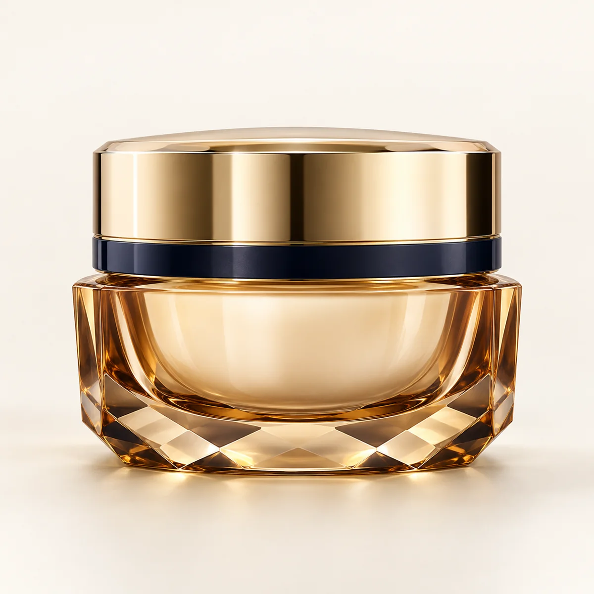 AI-generated illustration of Estée Lauder Re-Nutriv Age Reversal Ultimate Diamondtm Recovery Skin Longevity Moisturizer; actual packaging may differ.
