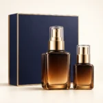 AI-generated illustration of Estée Lauder Perfectionist Pro Duo Rapid Firm Lift Serum With Hexapeptides 8 9; actual packaging may differ.