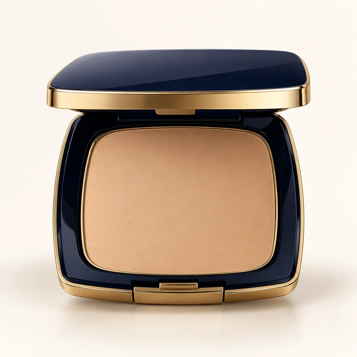 AI-generated illustration of Estée Lauder Double Wear Stay In Place Matte Powder Foundation; actual packaging may differ.