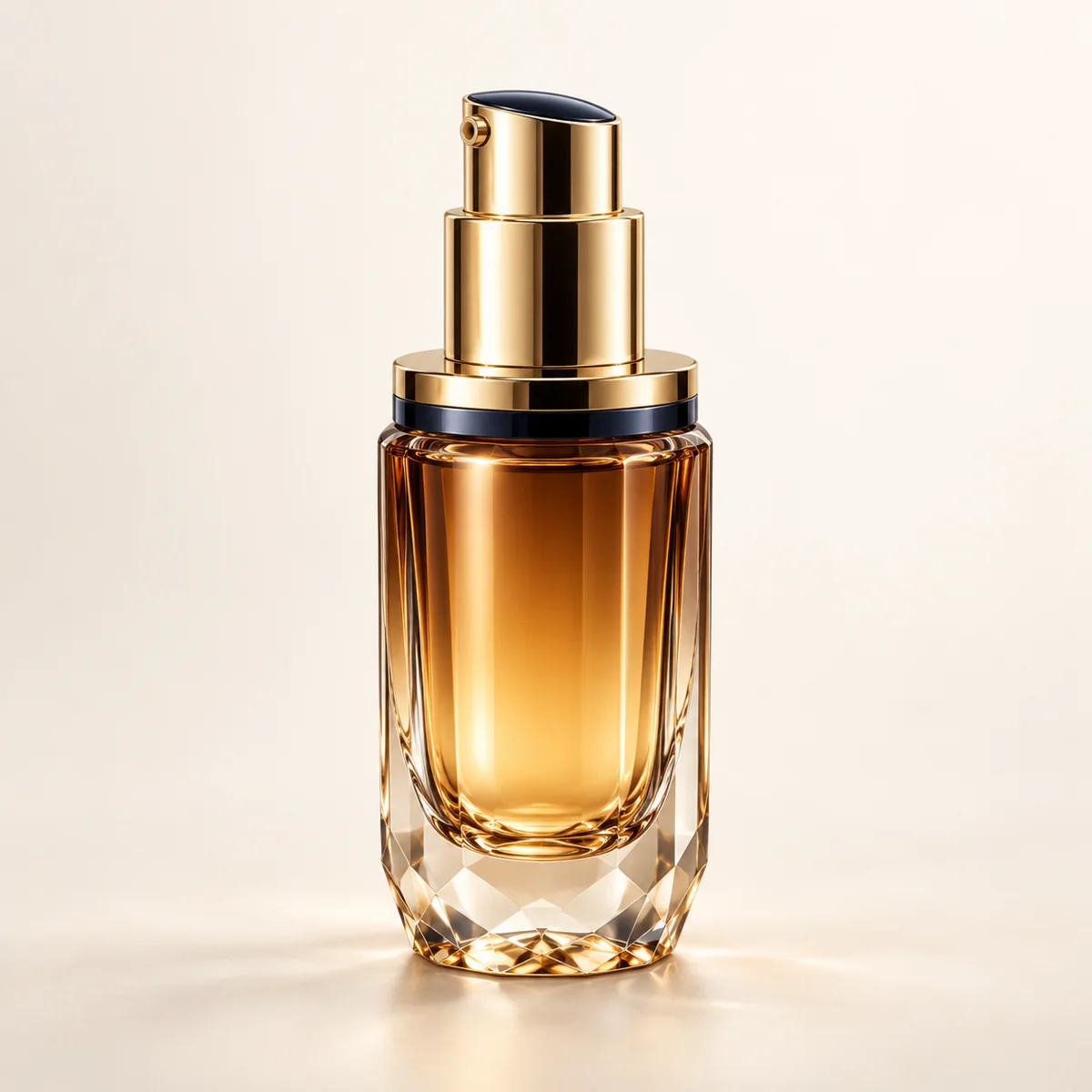 AI-generated illustration of Estée Lauder Re-Nutriv Ultimate Diamond Age Reversal Skin Longevity Face Oil Essence; actual packaging may differ.