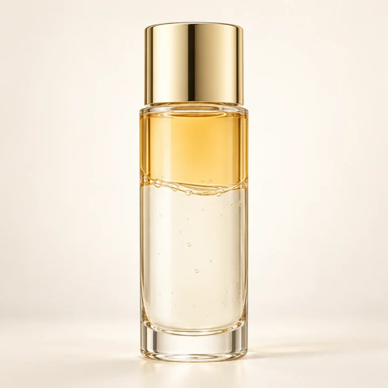AI-generated illustration of Guerlain BEAUTÉ DES YEUX Bi-phase eye make-up remover; actual packaging may differ.