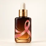 AI-generated illustration of Estée Lauder Limited Edition Pink Ribbon Advanced Night Repair Serum; actual packaging may differ.