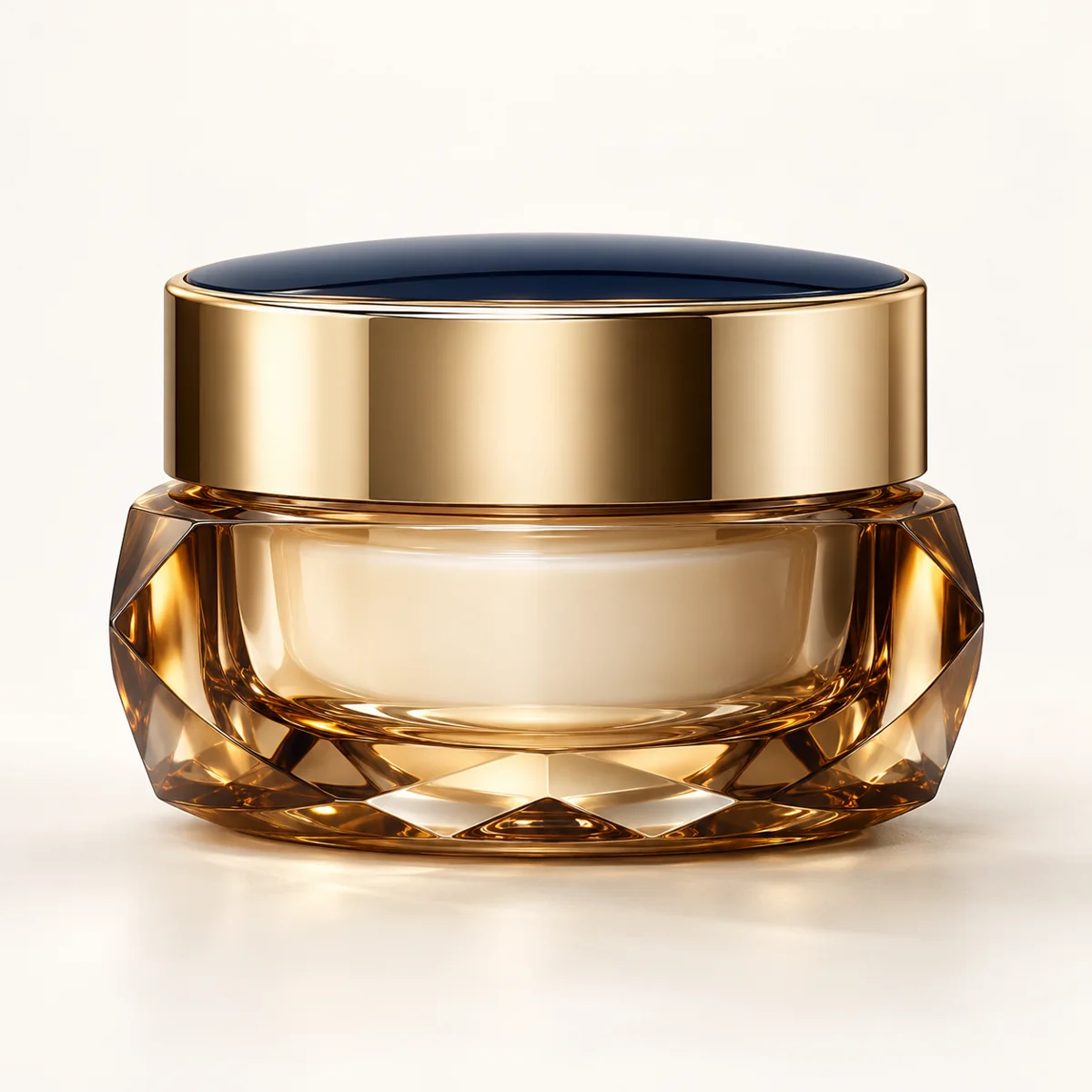 AI-generated illustration of Estée Lauder Re-Nutriv Ultimate Diamond Transformative Energy Rich Cream Skin Longevity Moisturizer; actual packaging may differ.