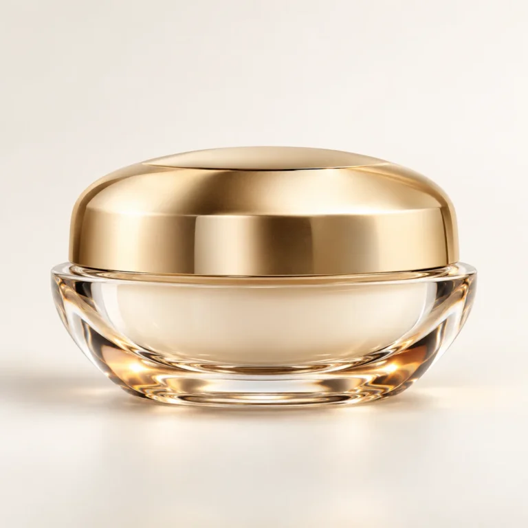 AI-generated illustration of Guerlain ORCHIDÉE IMPÉRIALE THE LONGEVITY CREAM; actual packaging may differ.