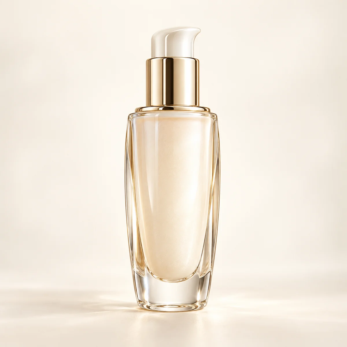AI-generated illustration of Guerlain Blanc de perle Pearl Translucency Whitening Essence; actual packaging may differ.