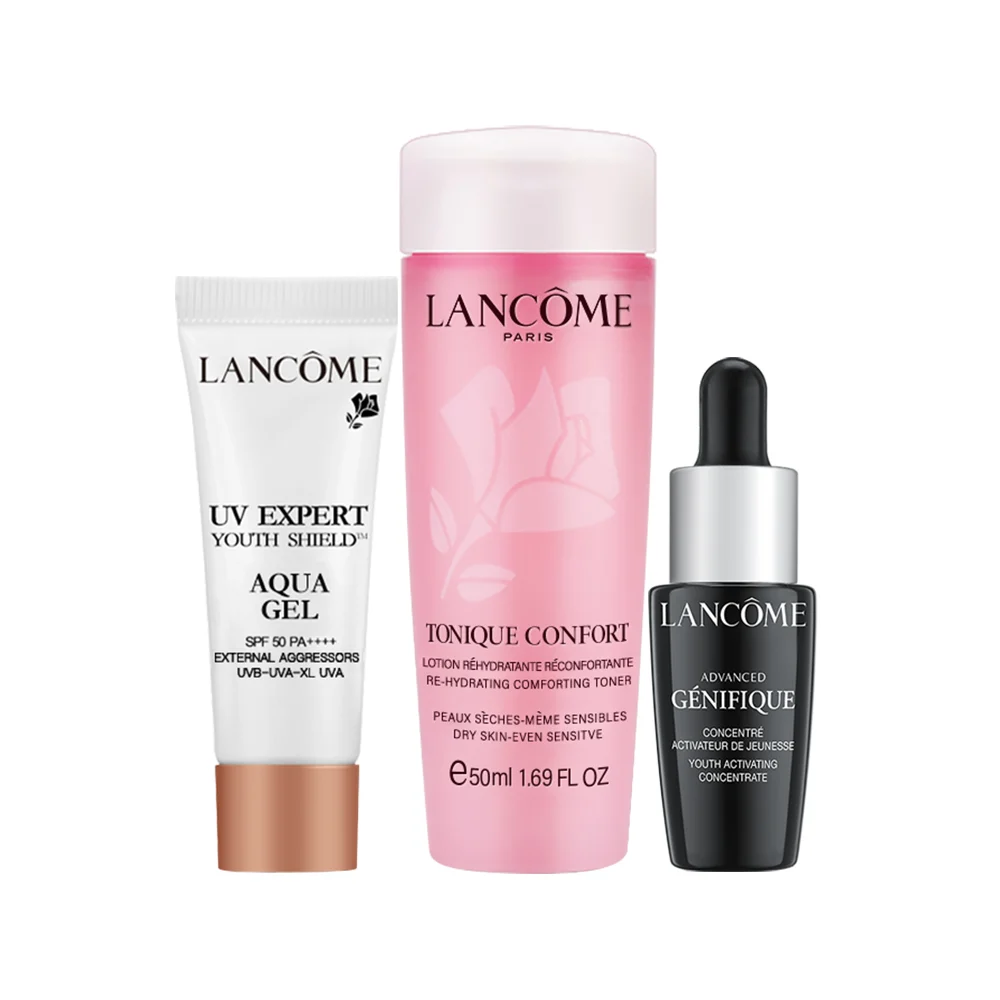 Lancôme Tonique Confort 50ml+ Advanced Génifique 7ml+ UV Expert 10ml