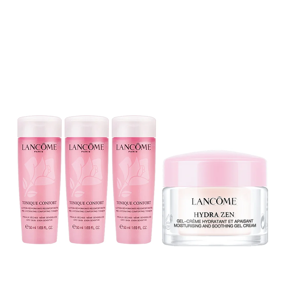 Lancôme Tonique Confort 50ml*3+ Hydra Zen Gel Cream 15ml