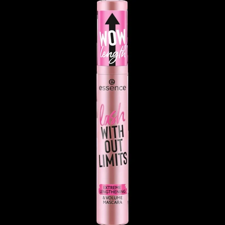 essence lash WITHOUT LIMITS EXTREME LENGTHENING & VOLUME MASCARA