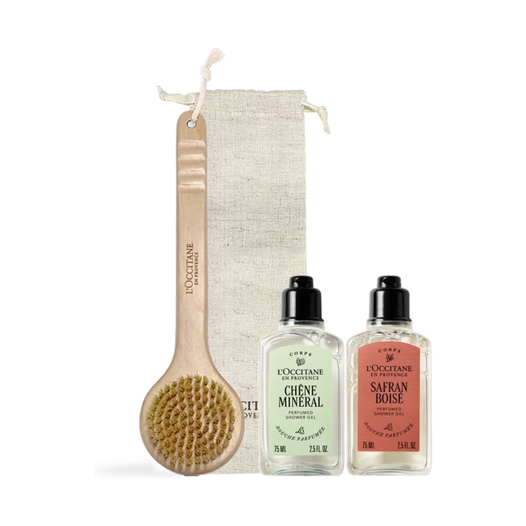 L’Occitane Woody-Scented Bath 3-Piece Set