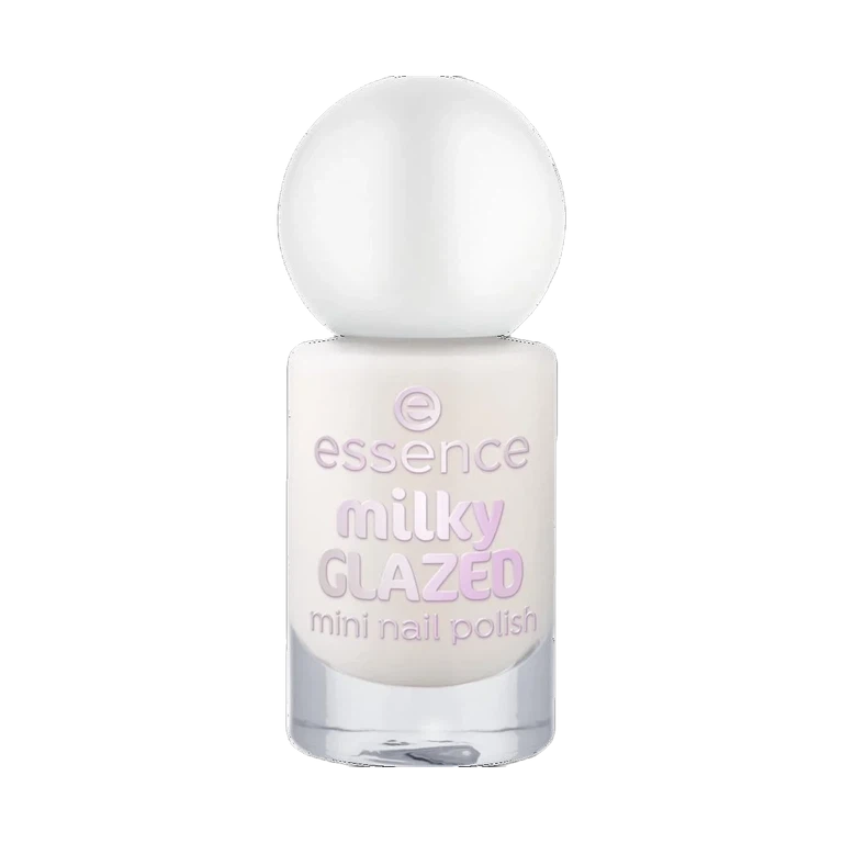 essence milky GLAZED mini nail polish