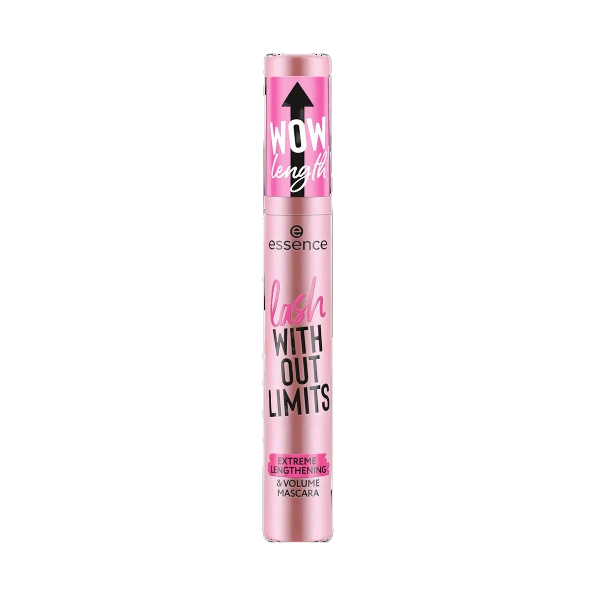essence lash WITHOUT LIMITS EXTREME LENGTHENING & VOLUME MASCARA