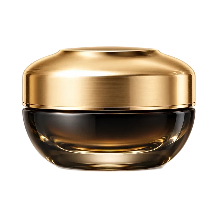 AI-generated illustration of Guerlain ORCHIDÉE IMPÉRIALE BLACK The Eye and Lip Contour Cream - The refill; actual packaging may differ.