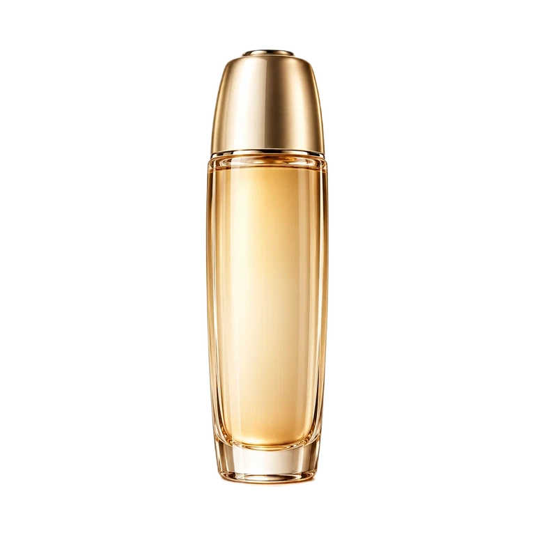 AI-generated illustration of Guerlain ORCHIDÉE IMPÉRIALE BLACK THE n-FUSION LOTION; actual packaging may differ.