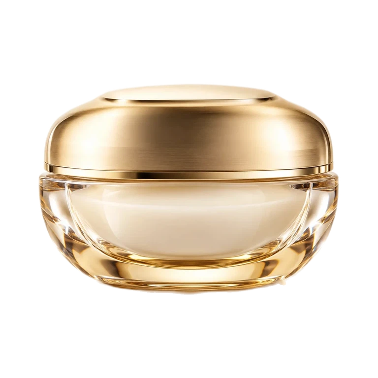 AI-generated illustration of Guerlain ORCHIDÉE IMPÉRIALE GOLD NOBILE THE CREAM; actual packaging may differ.
