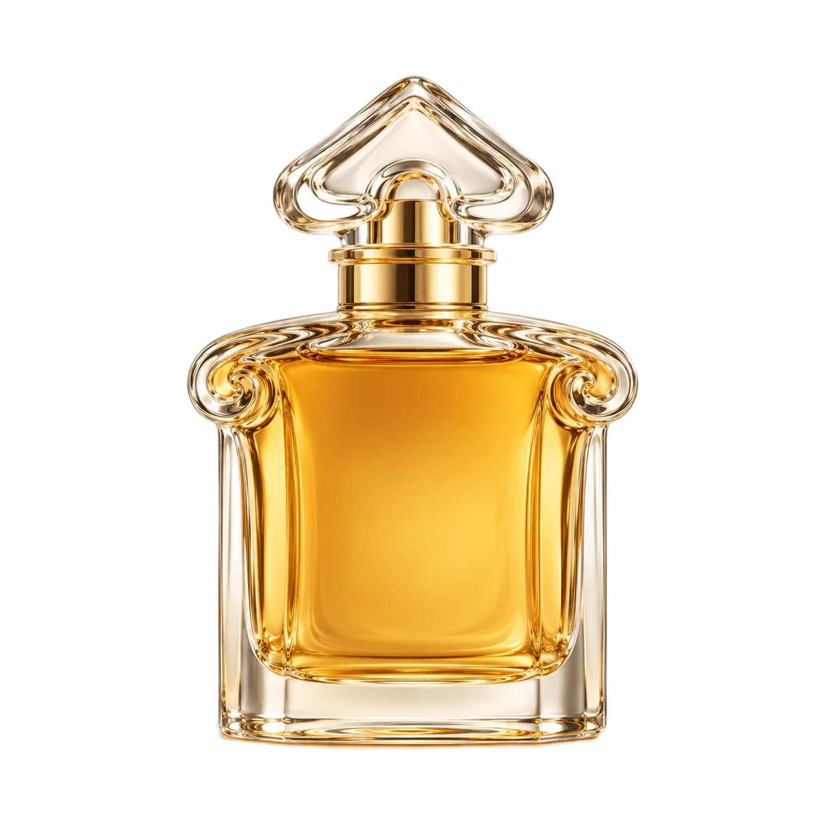 AI-generated illustration of Guerlain L’Heure Bleue Eau de Parfum; actual packaging may differ.