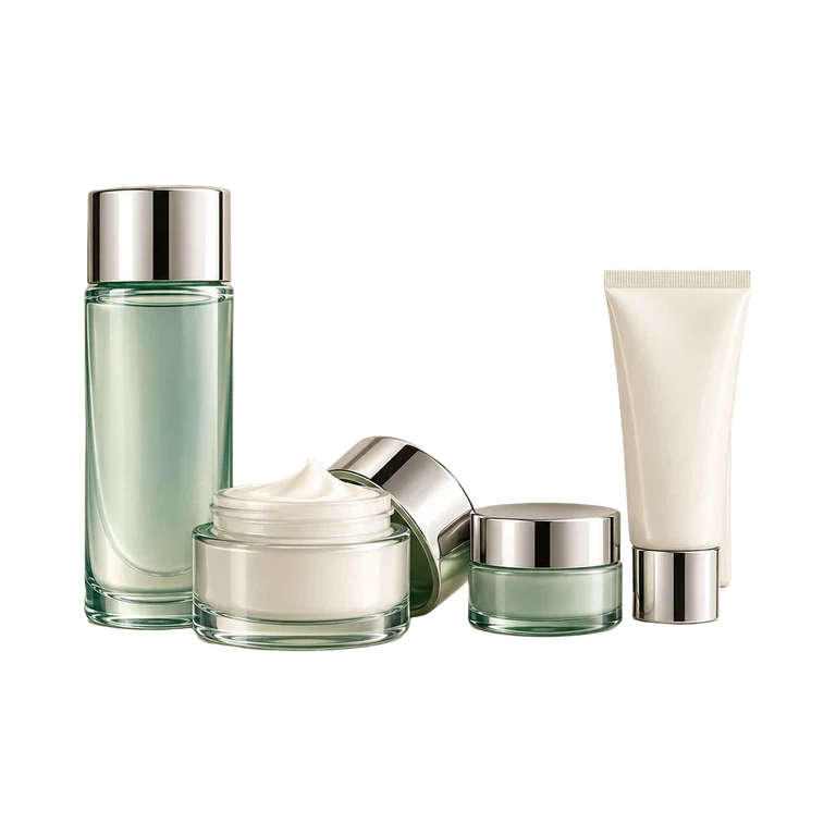 AI-generated illustration of La Mer The Replenishing Moisture Collection; actual packaging may differ.