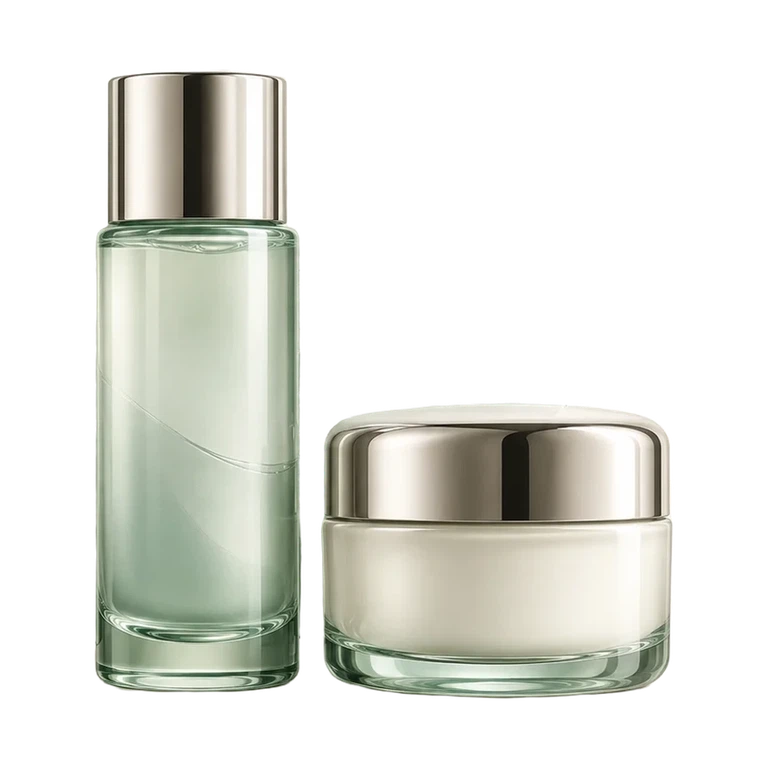 AI-generated illustration of La Mer The Miracle Broth™ Hydration Duo; actual packaging may differ.
