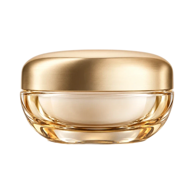 AI-generated illustration of Guerlain ORCHIDÉE IMPÉRIALE THE FOAM IN CREAM; actual packaging may differ.