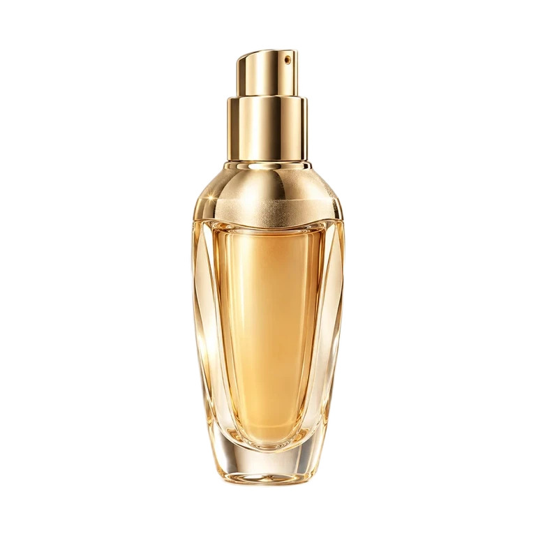 AI-generated illustration of Guerlain ORCHIDÉE IMPÉRIALE GOLD NOBILE THE SERUM; actual packaging may differ.