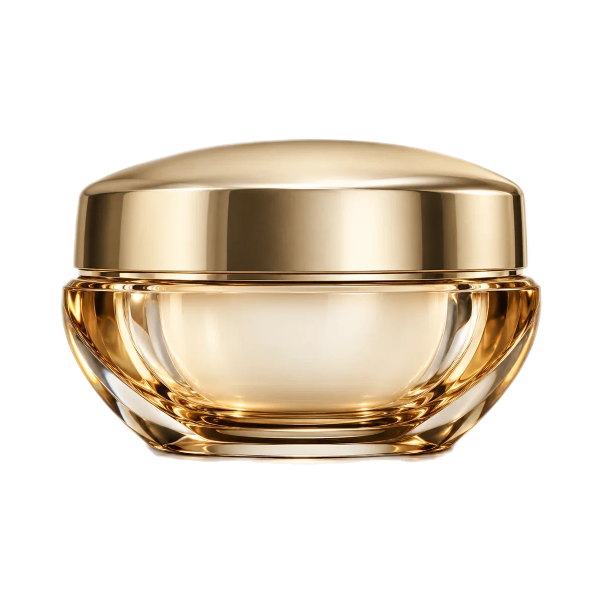 AI-generated illustration of Guerlain ORCHIDÉE IMPÉRIALE BLACK THE CREAM ART EDITION; actual packaging may differ.