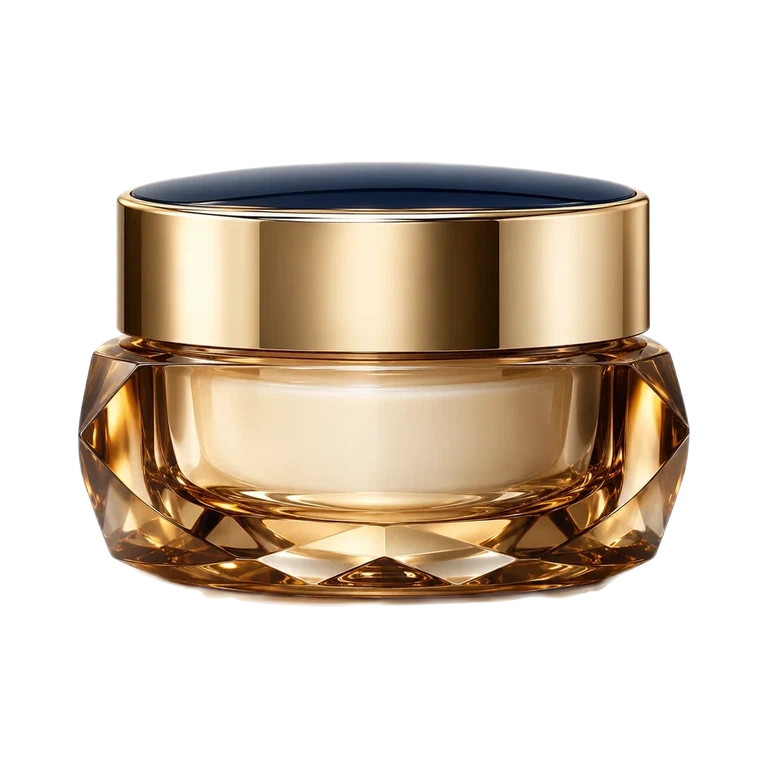 AI-generated illustration of Estée Lauder Re-Nutriv Ultimate Diamond Transformative Energy Rich Cream Skin Longevity Moisturizer; actual packaging may differ.