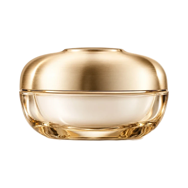 AI-generated illustration of Guerlain ORCHIDÉE IMPÉRIALE THE LONGEVITY LIGHT CREAM; actual packaging may differ.