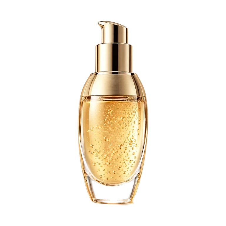 AI-generated illustration of Guerlain ORCHIDÉE IMPÉRIALE THE OIL IN GEL; actual packaging may differ.