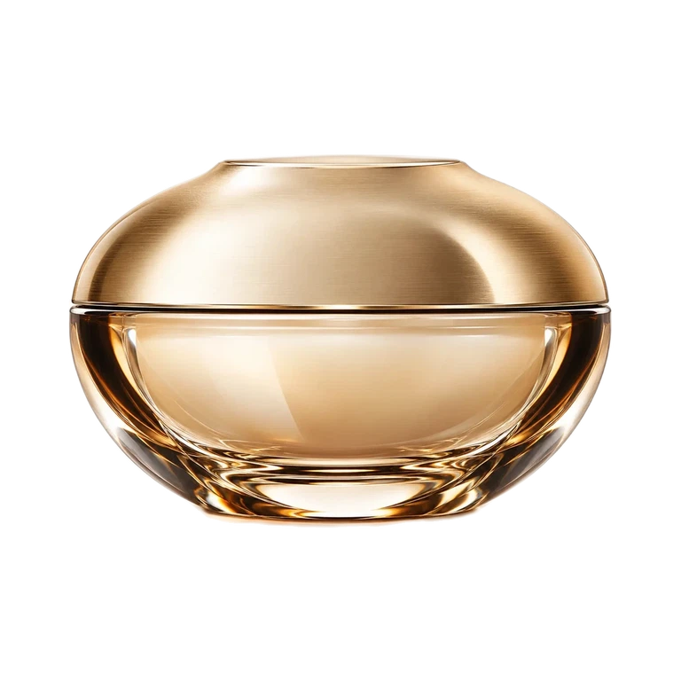 AI-generated illustration of Guerlain ORCHIDÉE IMPÉRIALE BLACK THE TREATMENT; actual packaging may differ.